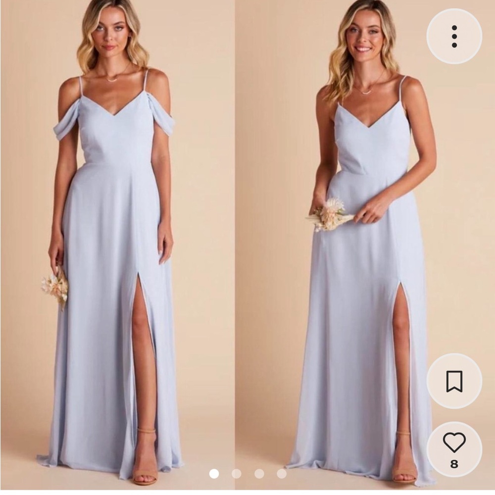 Birdy Grey Light Blue Maxi Dress